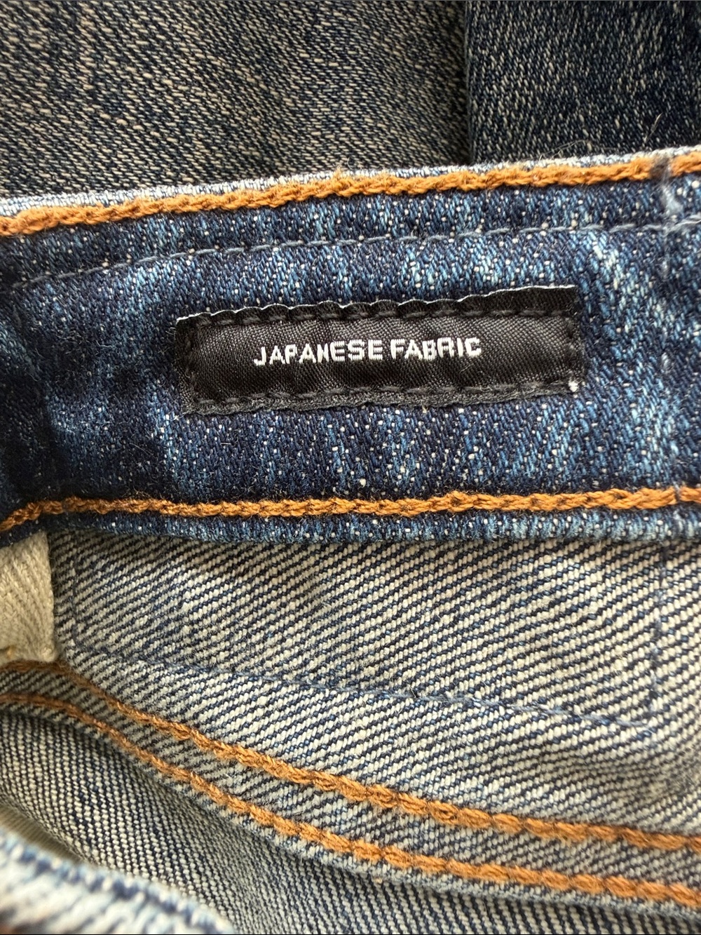 Women’s Overflow Boy Flared Blue Denim Jeans - Picture 3 of 5